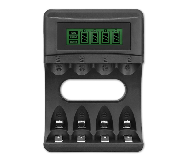 Qoltec Ładowarka do akumulatorków Ni-MH typu R03/AAA R6/AA 1800mA - 1324575 - zdjęcie 2